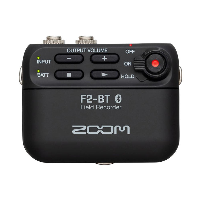 ZOOM F2-BT/B ラベリアマイク付きフィールドレコーダー（Bluetooth対応/ブラック）
