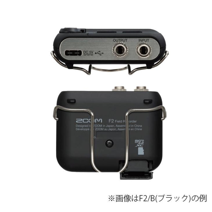ZOOM F2-BT/B ラベリアマイク付きフィールドレコーダー（Bluetooth対応/ブラック）