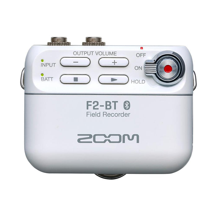 ZOOM F2-BT/W ラベリアマイク付きフィールドレコーダー（Bluetooth対応/ホワイト）