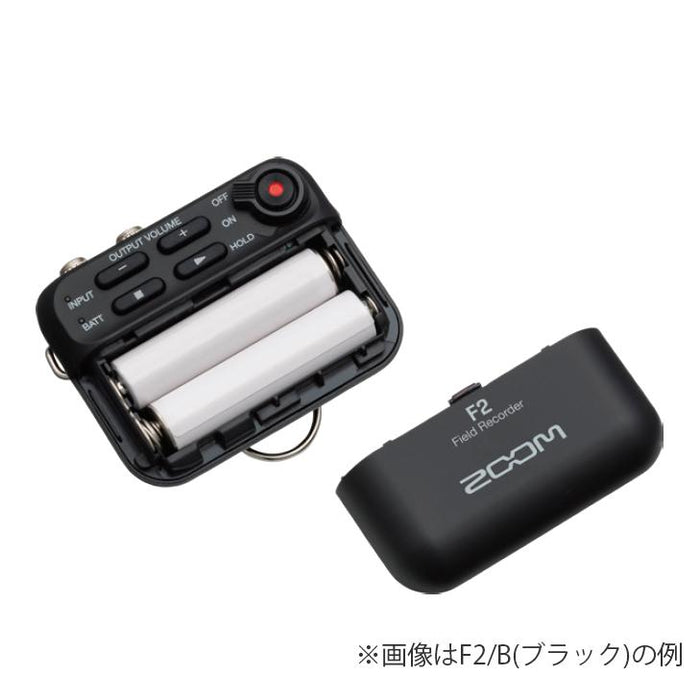 ZOOM F2-BT/W ラベリアマイク付きフィールドレコーダー（Bluetooth対応/ホワイト）