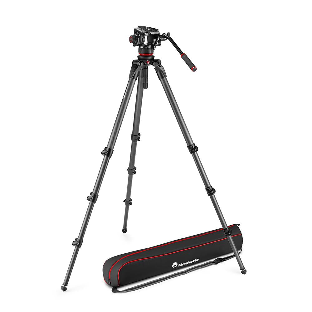 Manfrotto MVK504XCTALL 504Xビデオ雲台+536カーボン三脚 - 業務用撮影