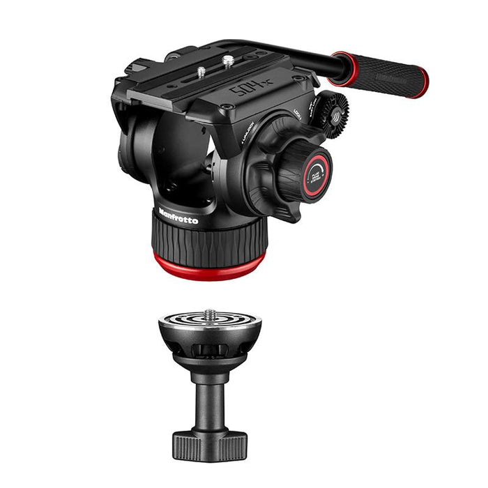 Manfrotto MVK504XTWINMC 504Xビデオ雲台+カーボンツイン三脚MS