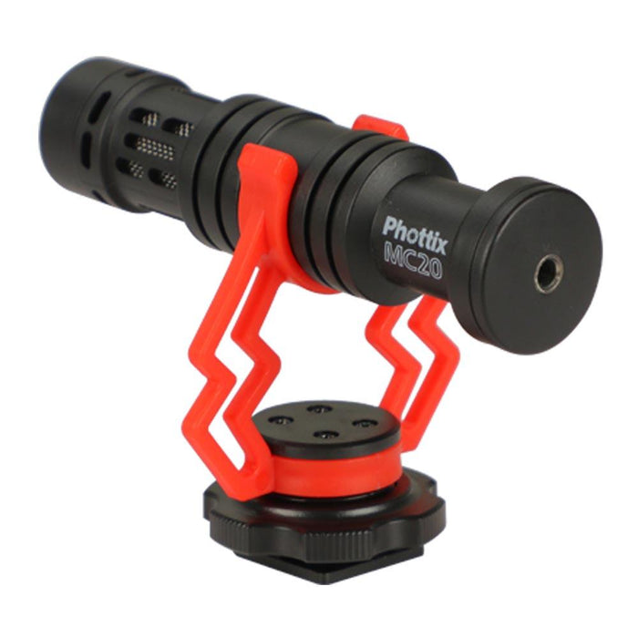 Phottix MC20 Micro Phone Kit スマートフォン用三脚付きカーディオイドマイクキット