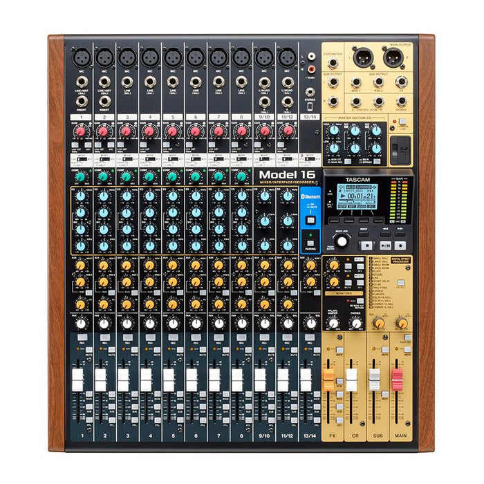 TASCAM MODEL 16 16 トラックレコーディングミキサー