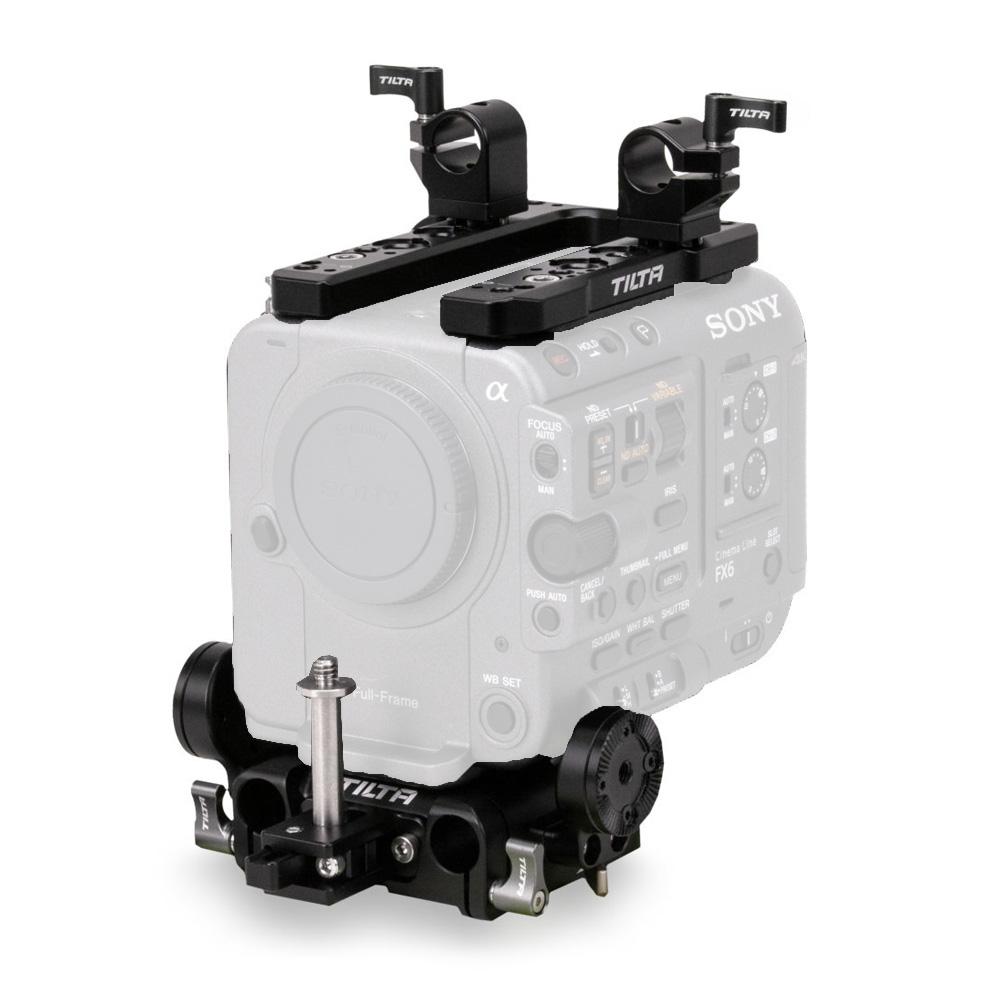 【中古品】TILTA FX6用カメラケージ ベーシックキット ES-T20-A Tilta ES-T20-A Sony FX6用 カメラケージ ベースキット(バッテリー