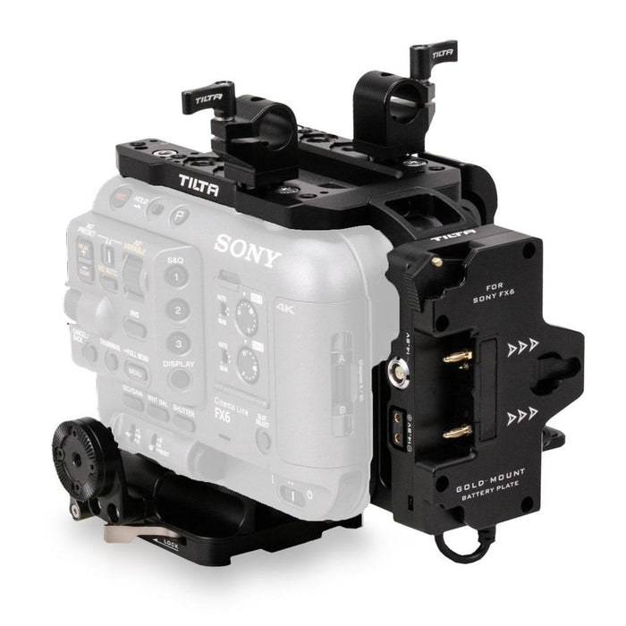 Tilta ES-T20-B-AB Camera Cage for Sony FX6 Advanced Kit - Gold Mount
