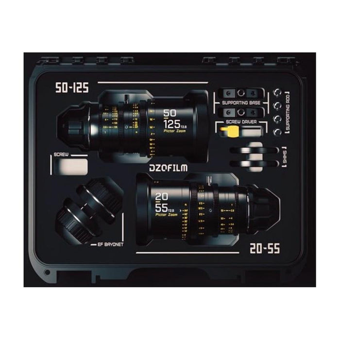 DZOFILM DZO-7220001B/2B-BUNDLE Pictor バンドル ブラック 50-125/20-55 T2.8