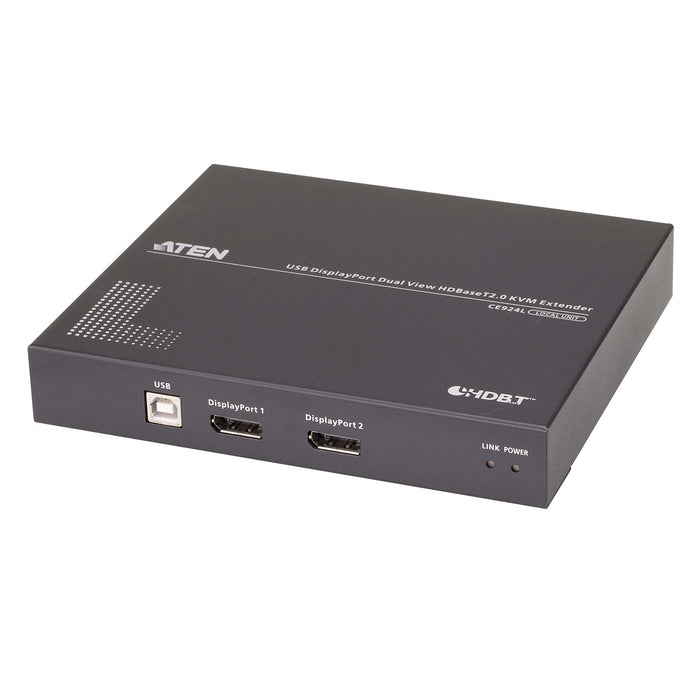 ATEN CE924 USB DisplayPort KVMエクステンダー（デュアルディスプレイ＆HDBaseT 2.0対応）