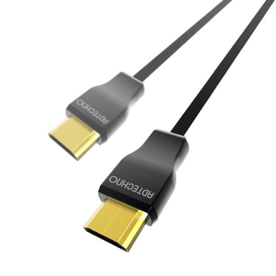 ADTECHNO HDMIケーブル 15m AHG-015M ADTECHNO AHS-015M 18Gbps対応 ウルトラスリム高強度光ファイバ