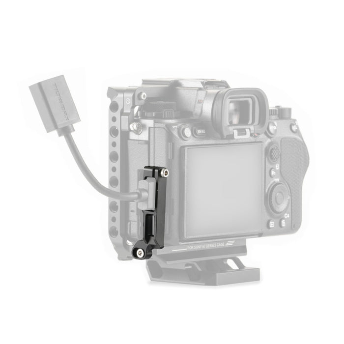 Tilta TA-T23-CC2-B HDMI Cable Clamp Attachment for Sony a1 Half Cage Black