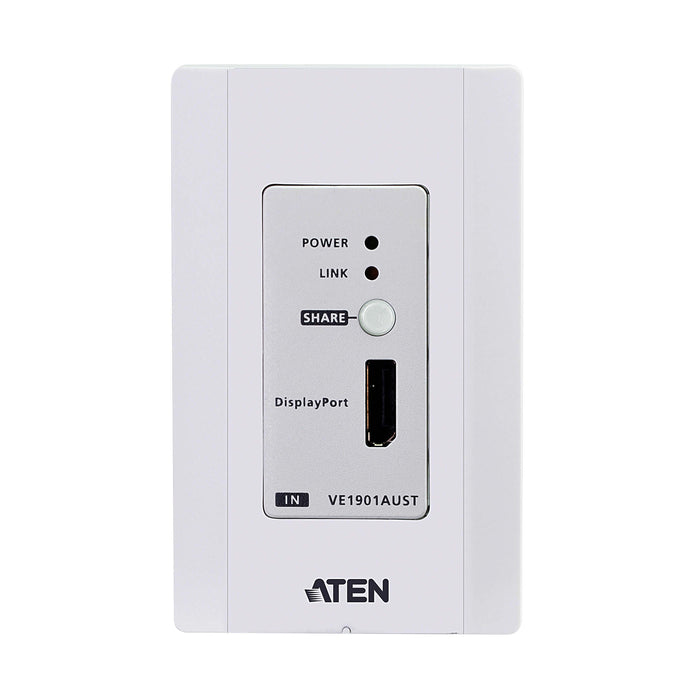 ATEN VE1901AUST DisplayPort HDBaseT Class B トランスミッター(スイッチボックス対応タイプ）