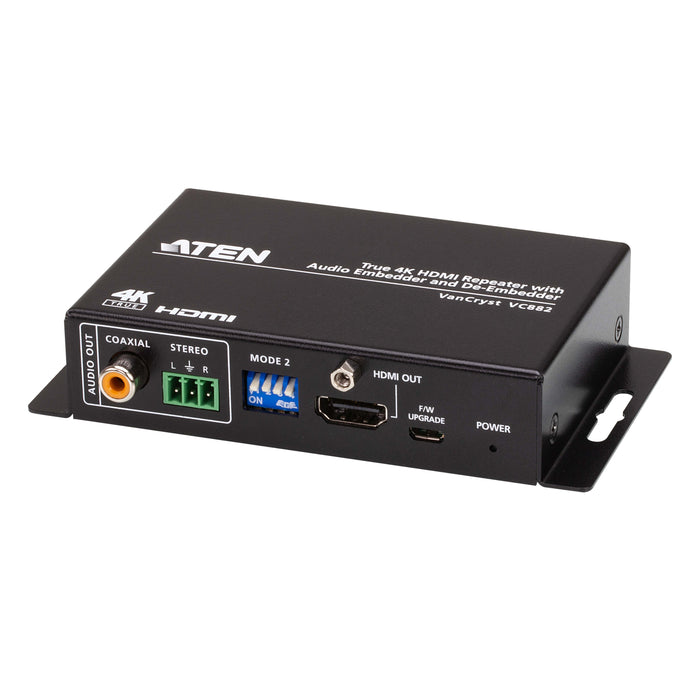 ATEN VC882 True 4K対応 HDMIオーディオエンベッダー/ディエンベッダー
