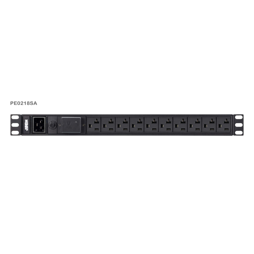 ATEN PE0218SA ラック用電源タップ(1U/100V/20A/NEMAタイプ18ポート