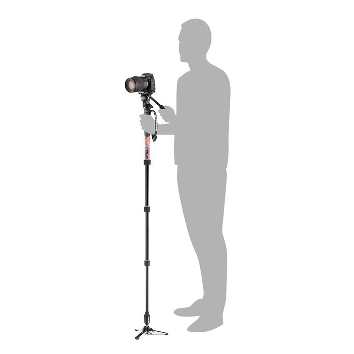 Manfrotto MVMELMIIA4LIVE Element MII ビデオ一脚 フルード雲台付