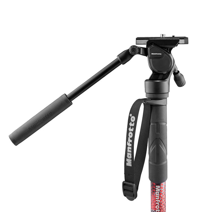Manfrotto MVMELMIIA4LIVE Element MII ビデオ一脚 フルード雲台付