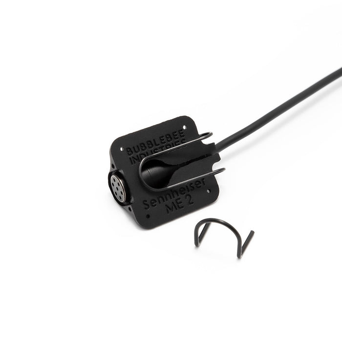 Bubblebee BBI-LC-ME2-BK ラべリアマイク仕込み用コンシーラー SENNHEISER ME2用(黒/2個入り)