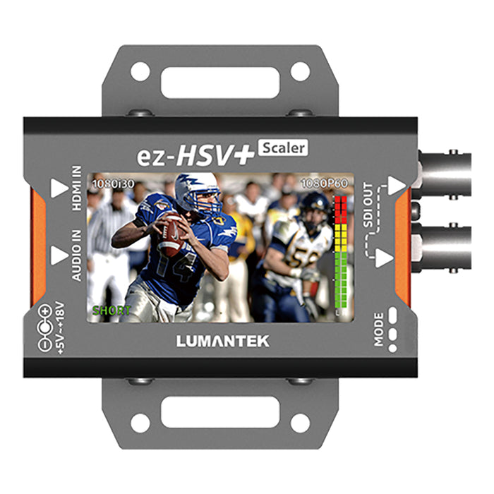 LUMANTEK ez-HSV+ HDMI to 3G/HD/SD-SDI コンバーター(LCDディスプレイ/スケーラー搭載)