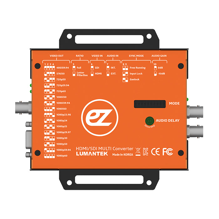 LUMANTEK ez-MD+ HDMI/SDI クロスコンバーター(Audio Mux/De-Mux/スケーラー搭載)