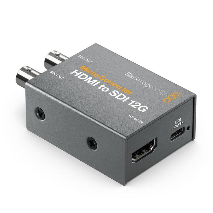 BlackmagicDesign CONVCMIC/HS12G/WPSU Micro Converter HDMI to SDI 12G PSU(パワーサプライ付属)