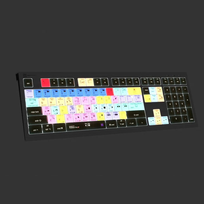 Logickeyboard LKB-PPROCC-A2M-US Adobe Premiere Pro CC MAC Astra2 US