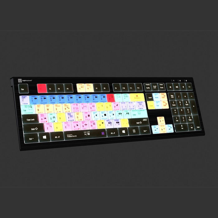 Logickeyboard LKB-PPROCC-A2PC-US Adobe Premiere Pro CC PC Astra US