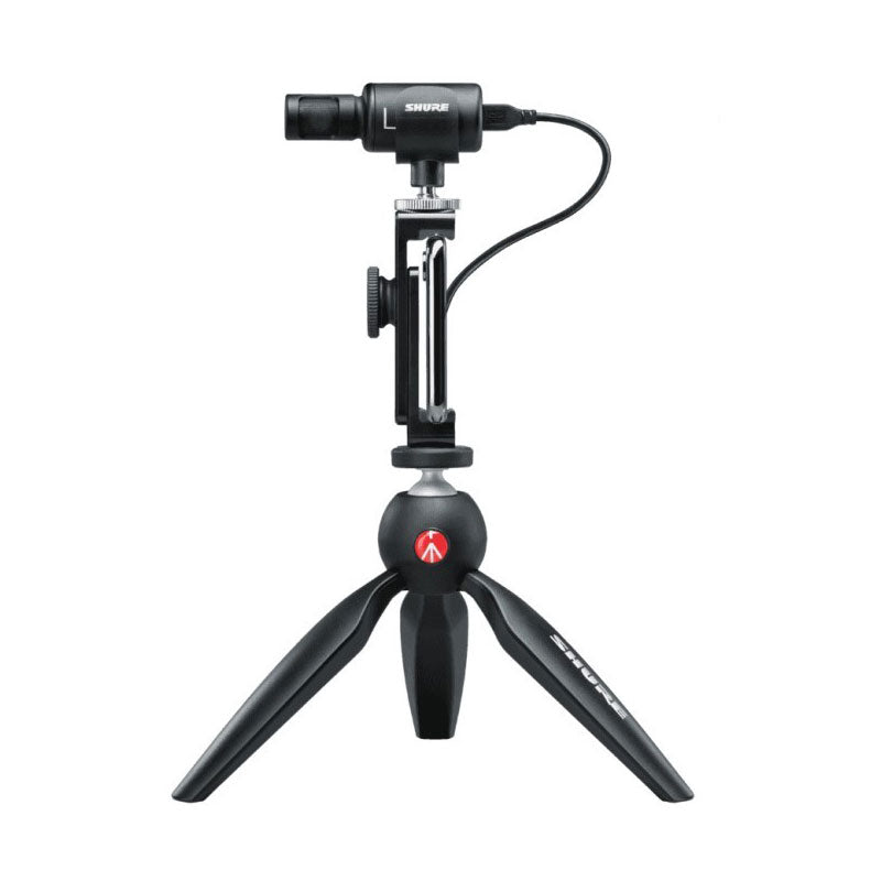 SHURE MV88デジタルステレオコンデンサーマイクロホン SHURE MV88+DIG-VIDKIT デジタルステレオコンデンサーマイクロホン