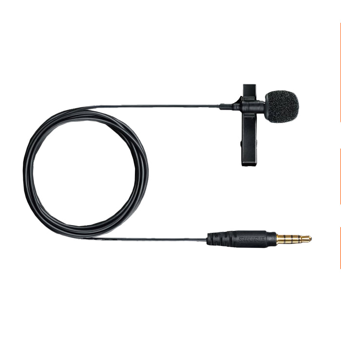 SHURE MVL-3.5MM 無指向性コンデンサーラべリアマイクロホン