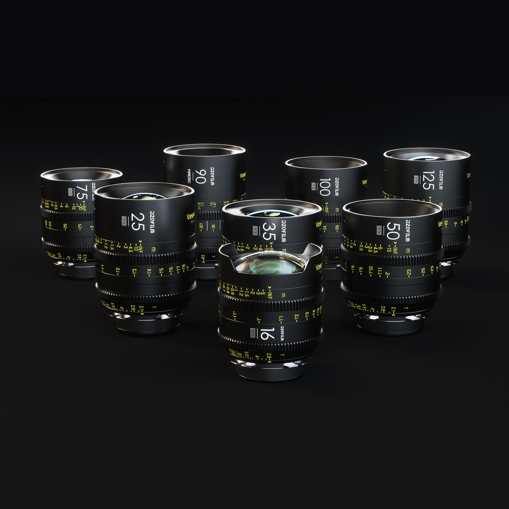 DZOFILM Vespid Prime Lens 5本 set PLマウント DZOFilm DZO-V21K8PLM Vespid プライムレンズ 8種レンズキット