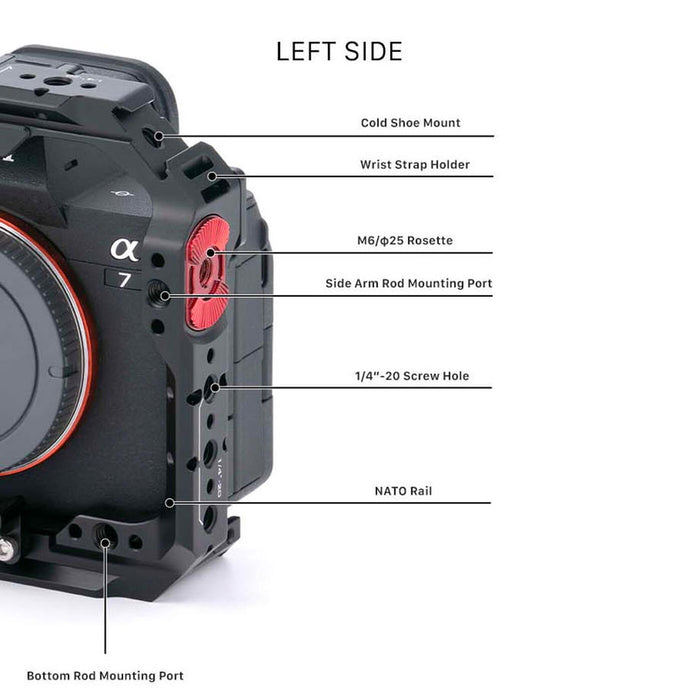 Tilta TA-T30-A-B Camera Cage for Sony a7 IV Basic Kit(Black)