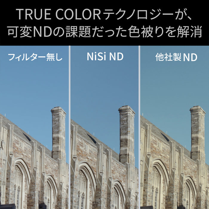 NiSi TRUE COLOR ND-VARIO 1-5 stops 82mm