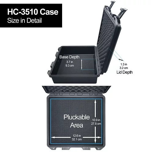 Lykus HC-3510 HC-3510 防水ハードケース 内寸:35x30x13cm