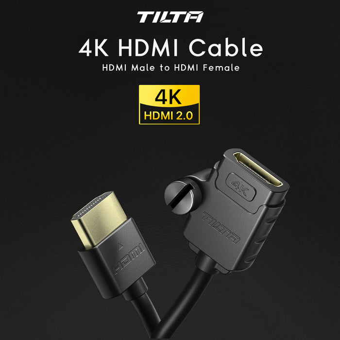 Tilta TCB-HDM-HDF-17 HDMI Male to HDMI Female Cable (17cm)