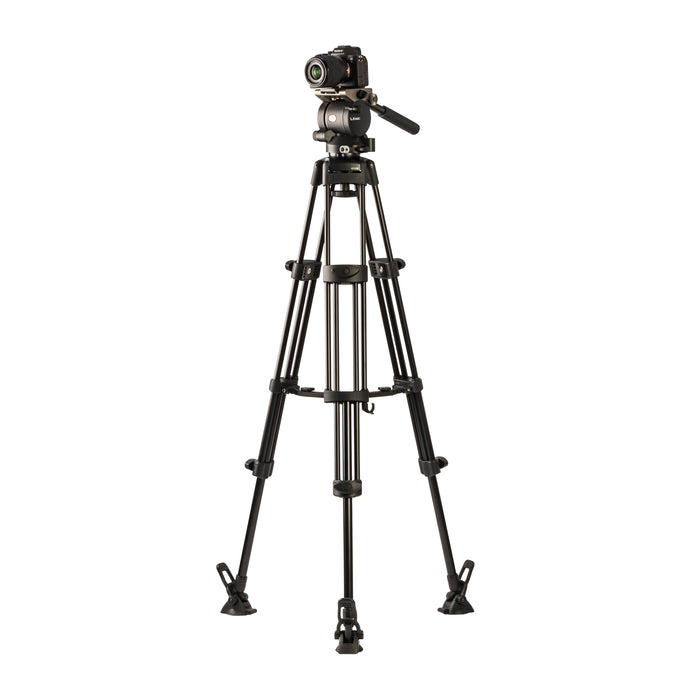 Libec HS-150M 一眼・小型ビデオカメラ用高性能三脚システム(ミッドスプレッダー/アルミ)