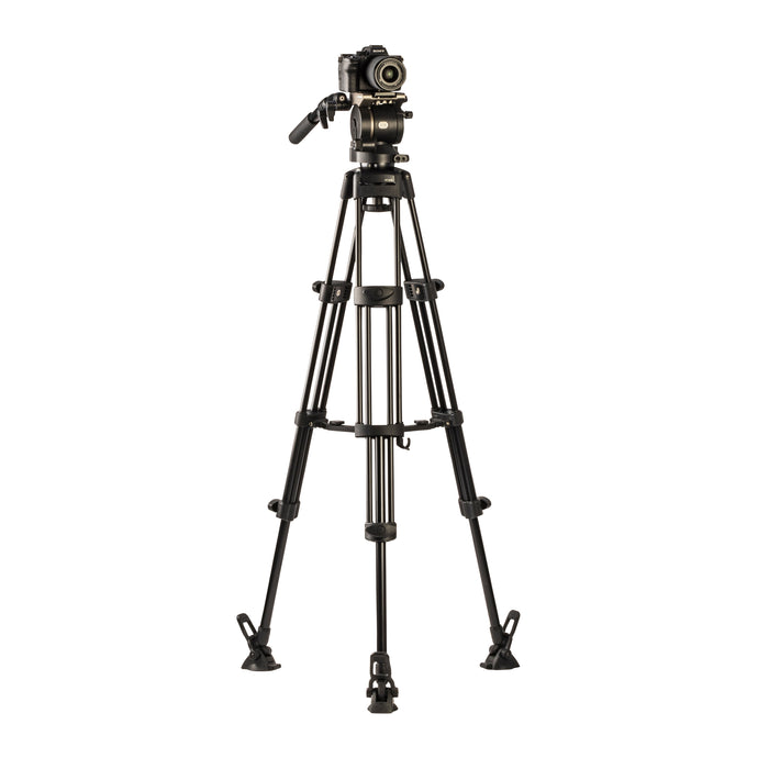 Libec HS-150M 一眼・小型ビデオカメラ用高性能三脚システム(ミッドスプレッダー/アルミ)