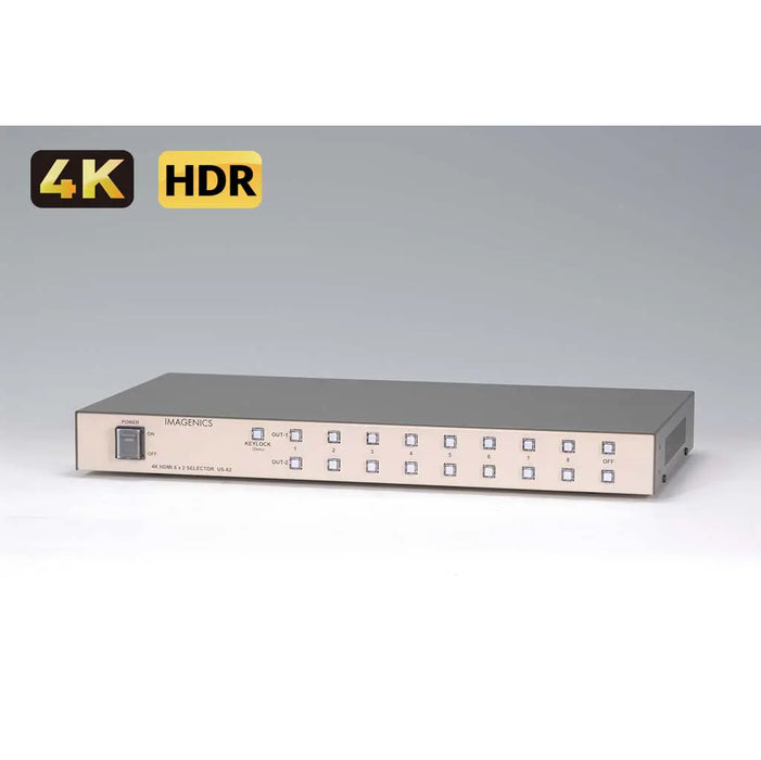 IMAGENICS US-82 4K 8x2 HDMI SELECTOR