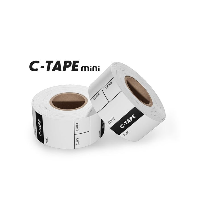 C-TAPE CPCT02-W C-tape mini 25mm×5m 80リール分 ホワイト