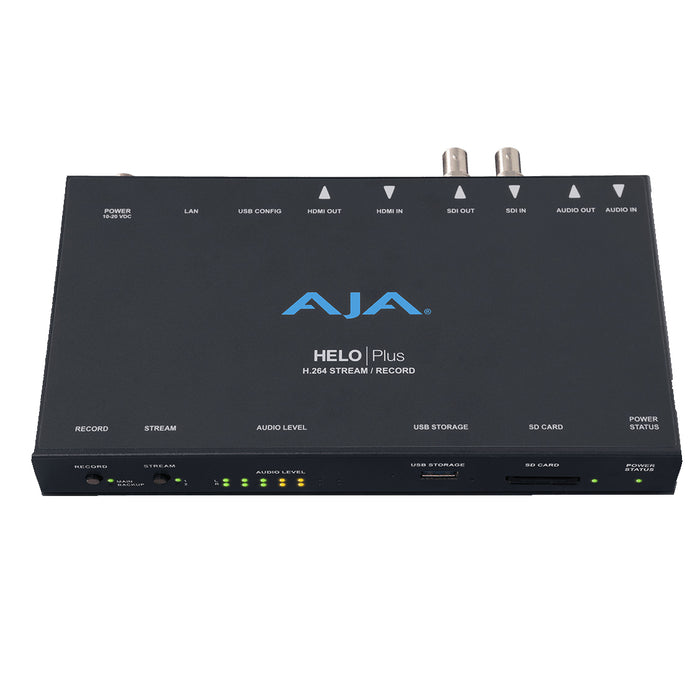 AJA Video Systems HELO Plus H.264 ストリーミング&レコーディングデバイス