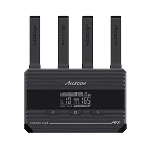 Accsoon WIT04-QS-RX 高品質映像&音声ワイヤレス伝送システム レシーバーのみ CineView Quad-RX