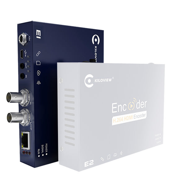 Kiloview E1-s 3G-SDI → H.264 配信エンコーダー