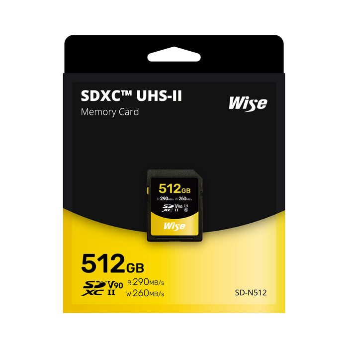 Wise Advanced AMU-SD-N512 Wise SDXC UHS-II メモリーカード SD-Nシリーズ 512GB