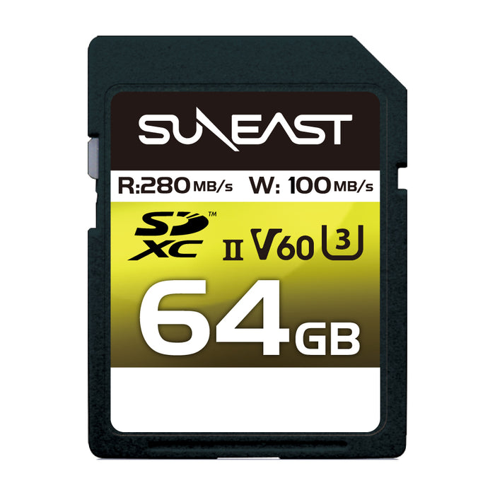 SUNEAST SE-SDU2064GC280 SUNEAST ULTIMATE PRO SDXC(64GB/U3/UHS-II/V60)