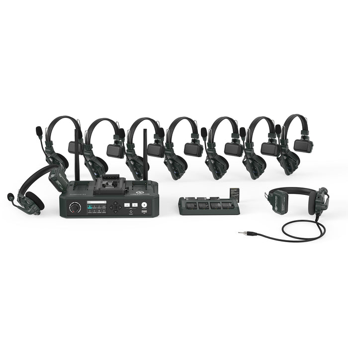 Hollyland ワイヤレスインカムヘッドセット Solidcom C1(9人用)