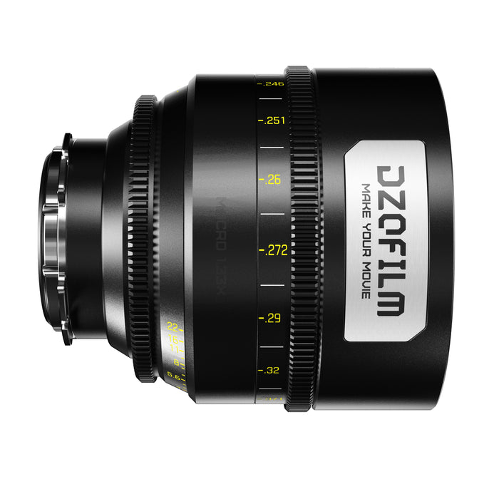 DZOFilm DZO-G6528LPLM Gnosis Macro プライムレンズ 65mm T2.8(LPL&PL&EFマウント/メートル表記/ハードケース付き)