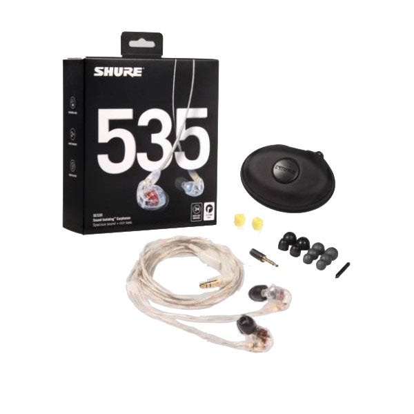 SHURE SE535-CL-A インイヤ型イヤホン - 業務用撮影・映像・音響