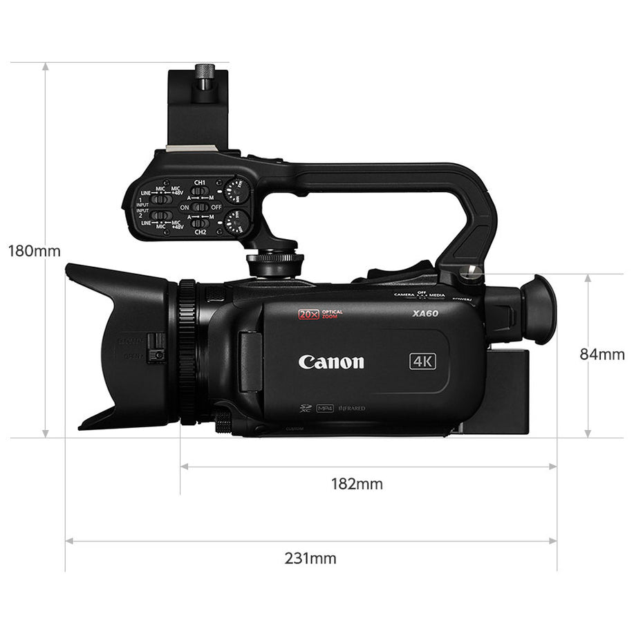 【特典付き】Canon XA60 業務用デジタルビデオカメラ - 業務用撮影・映像・音響・ドローン専門店 システムファイブ