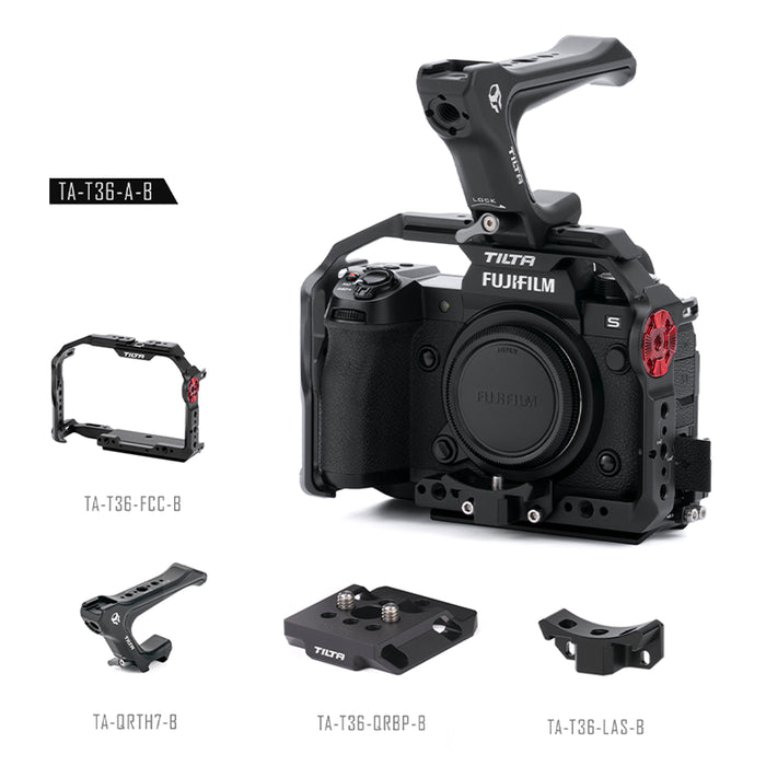 Tilta TA-T36-A-B Camera Cage for Fujifilm X-H2S Basic Kit - Black