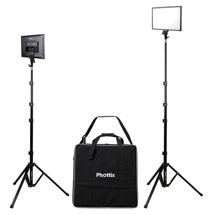Phottix Nuada S3 II LED Light Twin Kit Set - 業務用撮影・映像