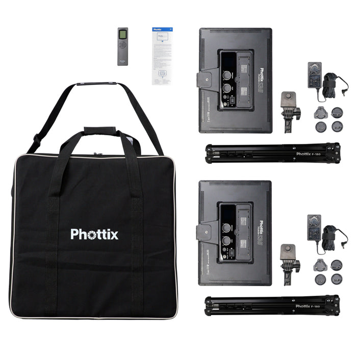 Phottix Nuada S3 II LED Light Twin Kit Set