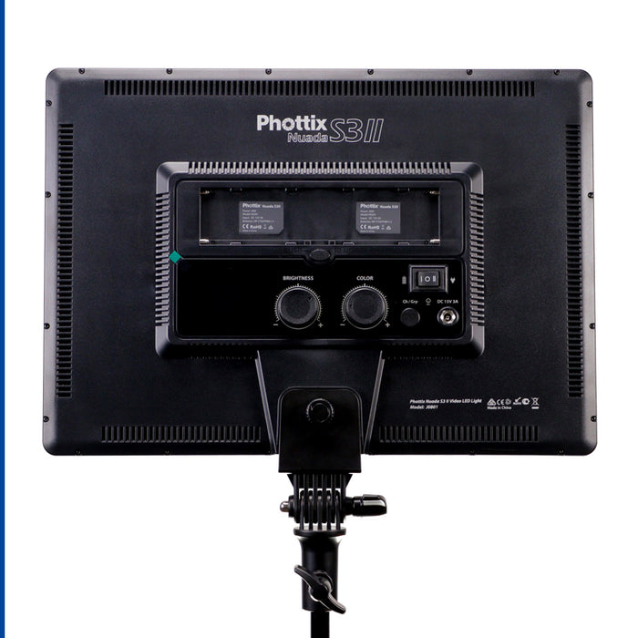 Phottix Nuada S3 II LED Light Twin Kit Set - 業務用撮影・映像