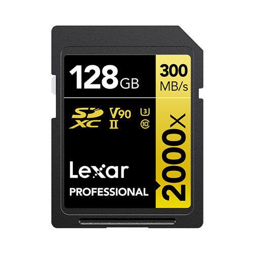 レキサー LSD2000128G-BNNNJ SDXCカード 128GB Lexar LSD2000128G-BNNNJ Professional 2000x SDHC/SDXC UHS-II
